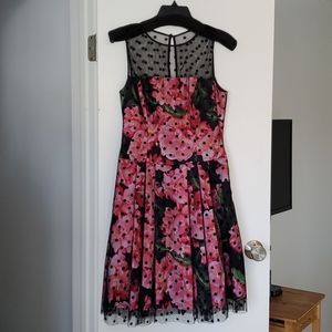 Eliza J Vintage Floral Cocktail Dress